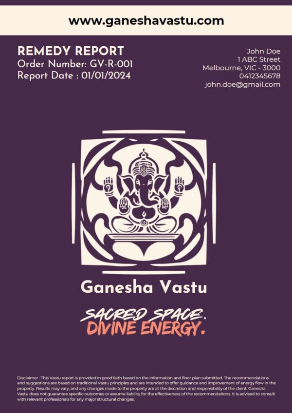 GANESHA_VASTU_REMEDY_REPORT